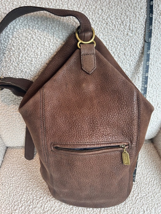Coach Handbags - COACH Vintage brown leather sling bag